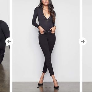 Good American Good Legs Crop Black Jeans